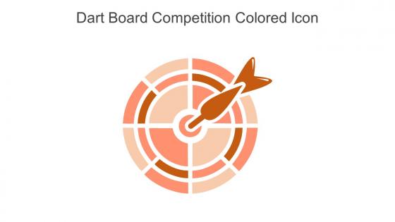 Dart Board Competition Colored Icon In Powerpoint Pptx Png And Editable Eps Format