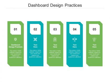 Dashboard design practices ppt powerpoint presentation pictures sample cpb