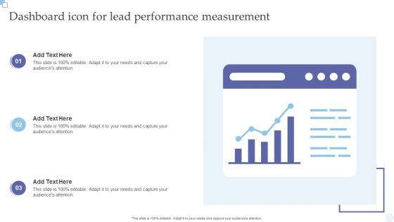 Dashboard Icon For Lead Performance Measurement