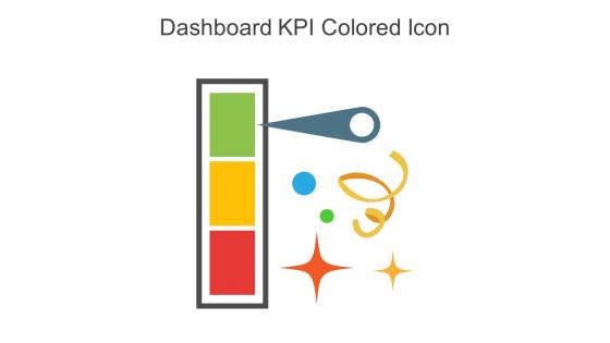 Dashboard KPI Colored Icon In Powerpoint Pptx Png And Editable Eps Format