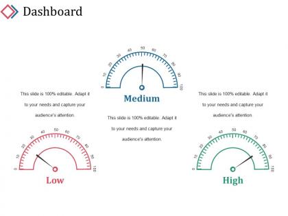 Dashboard powerpoint slide template 1