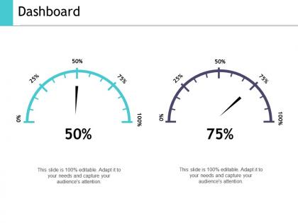 Dashboard Snapshot ppt show graphics template