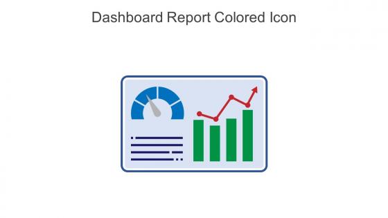 Dashboard Report Colored Icon In Powerpoint Pptx Png And Editable Eps Format