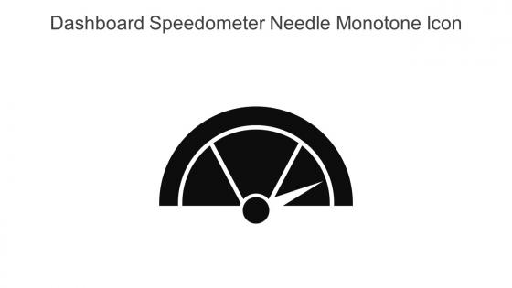 Dashboard Speedometer Needle Monotone Icon In Powerpoint Pptx Png And Editable Eps Format
