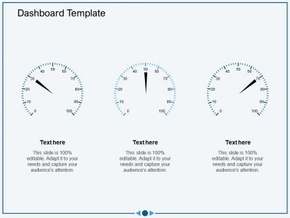 Dashboard template m3027 ppt powerpoint presentation pictures layout