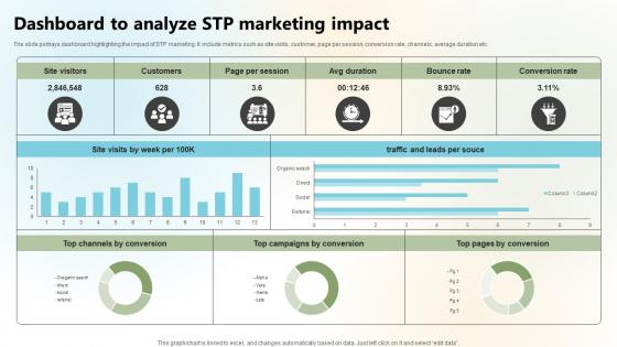 Dashboard To Analyze STP Marketing Impact