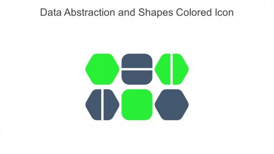 Data Abstraction And Shapes Colored Icon In Powerpoint Pptx Png And Editable Eps Format