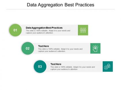 Data aggregation best practices ppt powerpoint presentation deck cpb