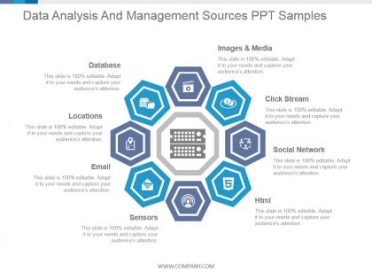 Data analysis and management sources ppt samples