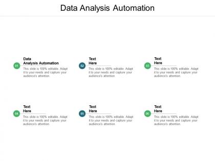 Data analysis automation ppt powerpoint presentation pictures outline cpb
