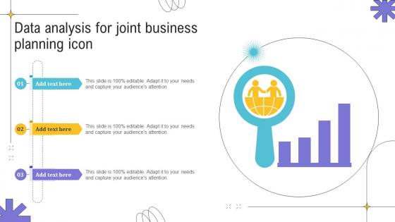 Data Analysis For Joint Business Planning Icon