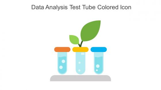 Data Analysis Test Tube Colored Icon In Powerpoint Pptx Png And Editable Eps Format