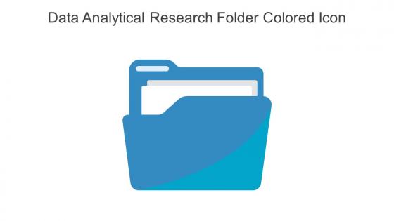 Data Analytical Research Folder Colored Icon In Powerpoint Pptx Png And Editable Eps Format