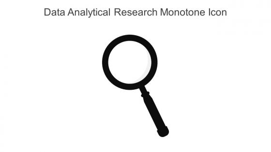 Data Analytical Research Monotone Icon In Powerpoint Pptx Png And Editable Eps Format