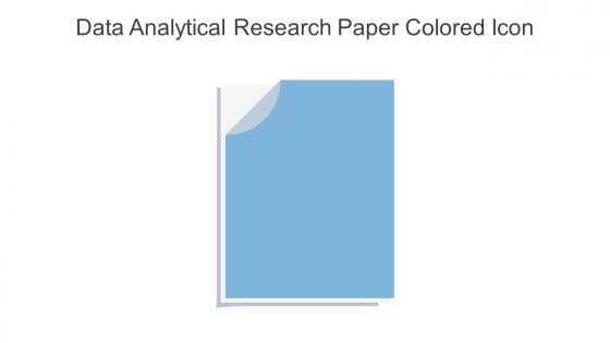 Data Analytical Research Paper Colored Icon In Powerpoint Pptx Png And Editable Eps Format