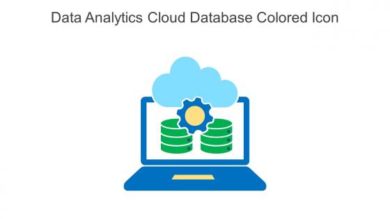 Data Analytics Cloud Database Colored Icon In Powerpoint Pptx Png And Editable Eps Format
