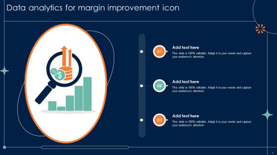Data Analytics For Margin Improvement Icon