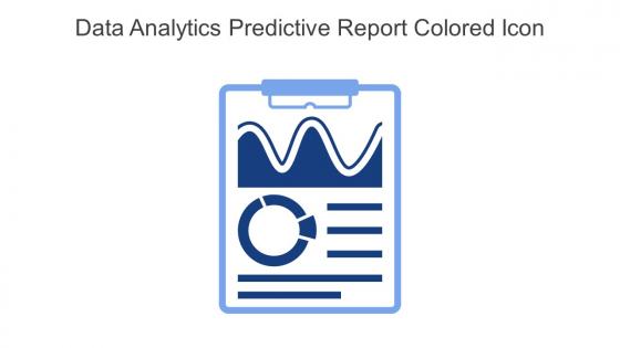 Data Analytics Predictive Report Colored Icon In Powerpoint Pptx Png And Editable Eps Format