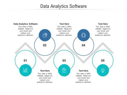 Data analytics software ppt powerpoint presentation infographics design templates cpb