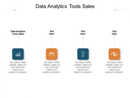 Data analytics tools sales ppt powerpoint presentation layouts example cpb