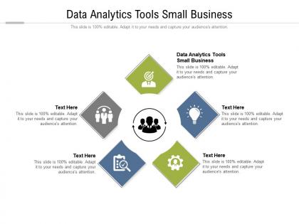 Data analytics tools small business ppt powerpoint presentation professional design cpb