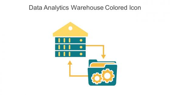 Data Analytics Warehouse Colored Icon In Powerpoint Pptx Png And Editable Eps Format