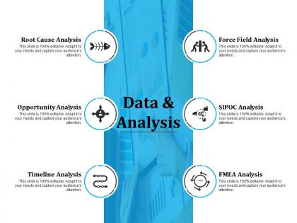 Data and analysis powerpoint slide backgrounds