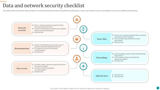 Data And Network Security Checklist