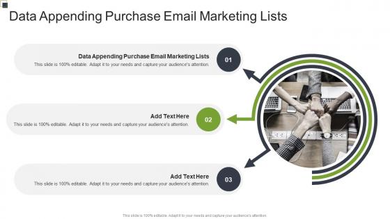 Data Appending Purchase Email Marketing Lists In Powerpoint And Google Slides Cpb