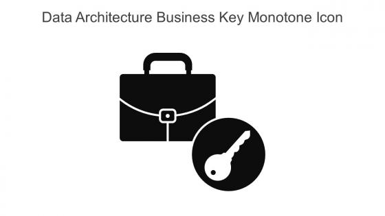 Data Architecture Business Key Monotone Icon In Powerpoint Pptx Png And Editable Eps Format