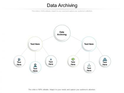 Data archiving ppt powerpoint presentation icon background cpb