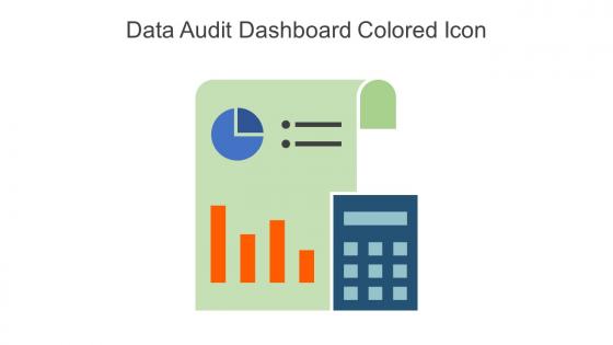 Data Audit Dashboard Colored Icon In Powerpoint Pptx Png And Editable Eps Format
