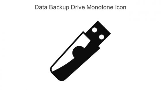 Data Backup Drive Monotone Icon In Powerpoint Pptx Png And Editable Eps Format