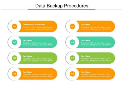 Data backup procedures ppt powerpoint presentation layouts icon cpb
