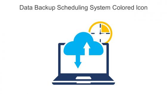 Data Backup Scheduling System Colored Icon In Powerpoint Pptx Png And Editable Eps Format