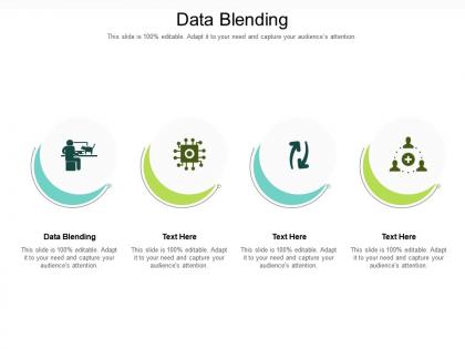 Data blending ppt powerpoint presentation icon infographics cpb