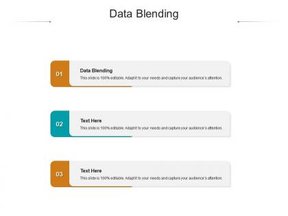 Data blending ppt powerpoint presentation layouts visuals cpb