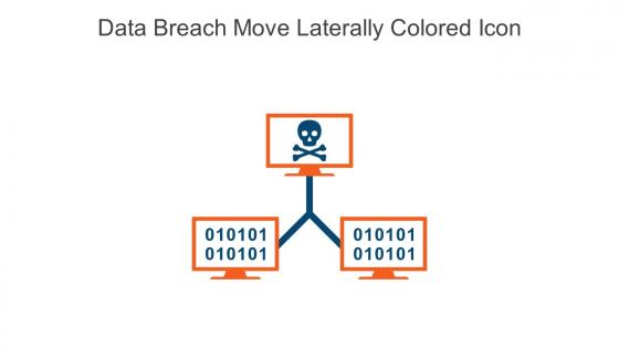 Data Breach Move Laterally Colored Icon In Powerpoint Pptx Png And Editable Eps Format