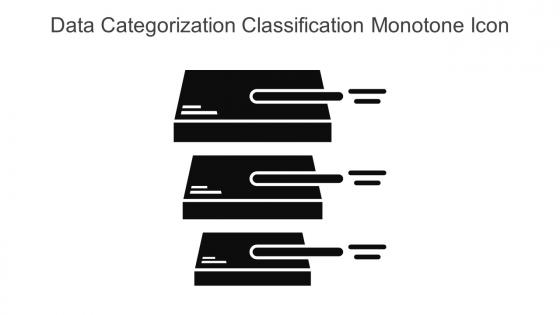 Data Categorization Classification Monotone Icon In Powerpoint Pptx Png And Editable Eps Format