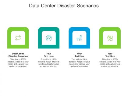 Data center disaster scenarios ppt powerpoint presentation portfolio slides cpb