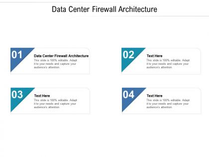 Data center firewall architecture ppt powerpoint presentation slides shapes cpb