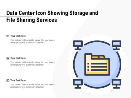 Shared Service Icon - SlideTeam