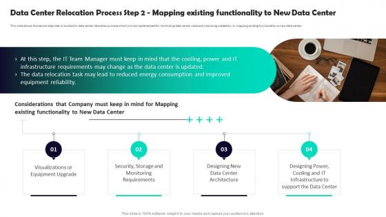 Data Center Relocation Process Step 2 Mapping Existing Functionality To New Data Center