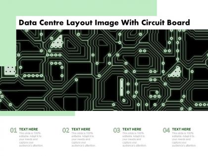 Data centre layout image with circuit board