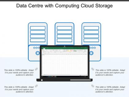 Data centre with computing cloud storage