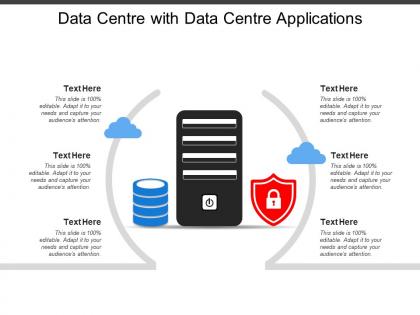 Data centre with data centre applications
