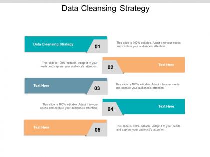 Data cleansing strategy ppt powerpoint presentation model template cpb