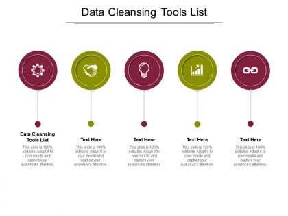 Data cleansing tools list ppt powerpoint presentation layouts graphics cpb