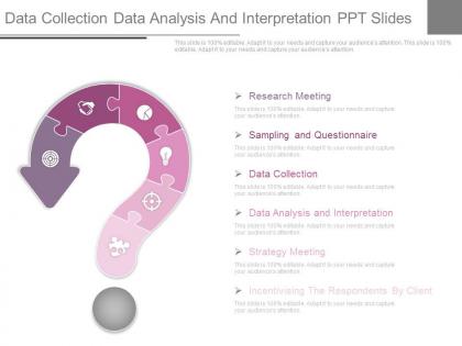 Data collection data analysis and interpretation ppt slides
