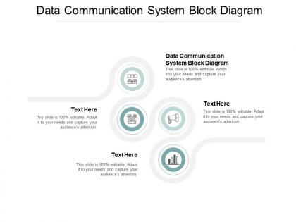 Data communication system block diagramcpb ppt powerpoint presentation professional design templates cpb
